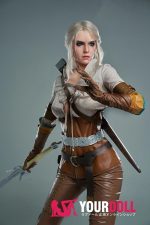 Game Lady 168cm Eカップ No.05_1 ノーマル肌 フルシリコン 剣士 凛々しい コスプレ系 リアルドール - 画像 (9)