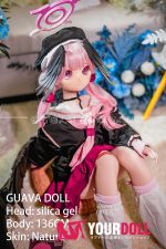 GUAVADOLL 136cm  AAカップ ノーマル肌 手描きメイク シリコンヘッド コスプレ系 愛嬌 ラブドール - 画像 (5)