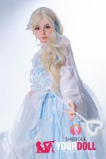 Shedoll Jenny（珍妮）148cm Dカップ フルシリコン ボディ材質選択可 お姫様 最新 ラブドール 雀斑メイク - 画像 (12)