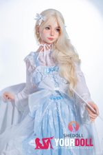 Shedoll Jenny（珍妮）148cm Dカップ フルシリコン ボディ材質選択可 お姫様 最新 ラブドール 雀斑メイク - 画像 (10)