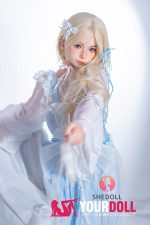Shedoll Jenny（珍妮）148cm Dカップ フルシリコン ボディ材質選択可 お姫様 最新 ラブドール 雀斑メイク - 画像 (4)