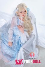 Shedoll Jenny（珍妮）148cm Dカップ フルシリコン ボディ材質選択可 お姫様 最新 ラブドール 雀斑メイク - 画像 (13)