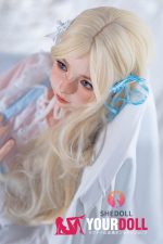 Shedoll Jenny（珍妮）148cm Dカップ フルシリコン ボディ材質選択可 お姫様 最新 ラブドール 雀斑メイク - 画像 (5)