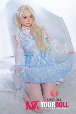 Shedoll Jenny（珍妮）148cm Dカップ フルシリコン ボディ材質選択可 お姫様 最新 ラブドール 雀斑メイク - 画像 (18)