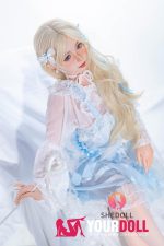 Shedoll Jenny（珍妮）148cm Dカップ フルシリコン ボディ材質選択可 お姫様 最新 ラブドール 雀斑メイク - 画像 (8)