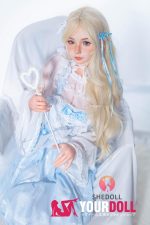 Shedoll Jenny（珍妮）148cm Dカップ フルシリコン ボディ材質選択可 お姫様 最新 ラブドール 雀斑メイク - 画像 (7)