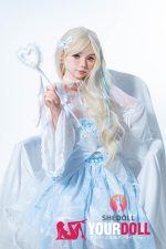 Shedoll Jenny（珍妮）148cm Dカップ フルシリコン ボディ材質選択可 お姫様 最新 ラブドール 雀斑メイク - 画像 (15)