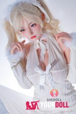 Shedoll Jiangxiaowan（江小婉）158cm  Cカップ フルシリコン ツンデレ 美少女 ブロンド ダッチワイフ - 画像 (5)
