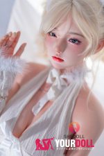 Shedoll Jiangxiaowan（江小婉）158cm  Cカップ フルシリコン ツンデレ 美少女 ブロンド ダッチワイフ - 画像 (3)