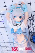 WM Dolls 藍ちゃん 140cm Cカップ #Y012 ビニール製ヘッド+シリコン製ボディ ノーマル肌 新品 アニメドール スケスケ - 画像 (9)