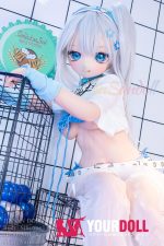 WM Dolls 藍ちゃん 140cm Cカップ #Y012 ビニール製ヘッド+シリコン製ボディ ノーマル肌 新品 アニメドール スケスケ - 画像 (4)
