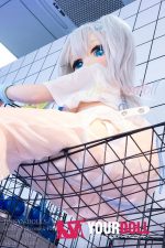 WM Dolls 藍ちゃん 140cm Cカップ #Y012 ビニール製ヘッド+シリコン製ボディ ノーマル肌 新品 アニメドール スケスケ - 画像 (5)
