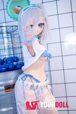 WM Dolls 藍ちゃん 140cm Cカップ #Y012 ビニール製ヘッド+シリコン製ボディ ノーマル肌 新品 アニメドール スケスケ - 画像 (15)