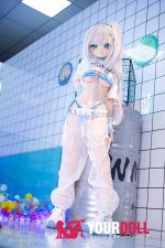 WM Dolls 藍ちゃん 140cm Cカップ #Y012 ビニール製ヘッド+シリコン製ボディ ノーマル肌 新品 アニメドール スケスケ - 画像 (21)
