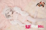 MOZU 玲芽 85cm 小胸 6kg 画像通りの仕様 ビニールヘッド+TPEボディ アニメドール 気まぐれな猫ちゃん - 画像 (13)