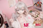 MOZU 玲芽 85cm 小胸 6kg 画像通りの仕様 ビニールヘッド+TPEボディ アニメドール 気まぐれな猫ちゃん - 画像 (12)
