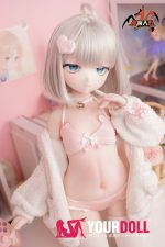 MOZU 玲芽 85cm 小胸 6kg 画像通りの仕様 ビニールヘッド+TPEボディ アニメドール 気まぐれな猫ちゃん - 画像 (5)