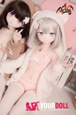 MOZU 玲芽 85cm 小胸 6kg 画像通りの仕様 ビニールヘッド+TPEボディ アニメドール 気まぐれな猫ちゃん - 画像 (6)
