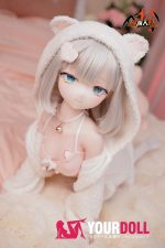MOZU 玲芽 85cm 小胸 6kg 画像通りの仕様 ビニールヘッド+TPEボディ アニメドール 気まぐれな猫ちゃん - 画像 (4)