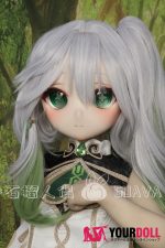 GUAVADOLL 136cm  AAカップ ノーマル肌 手描きメイク シリコンヘッド コスプレ系 ラブドール