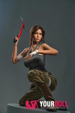 Game Lady 166cm Eカップ No.07_1 ブラウン肌 フルシリコン カッコイイ コスプレ系 ラブドール - 画像 (11)