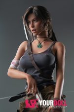 Game Lady 166cm Eカップ No.20_1 ブラウン肌 フルシリコン 顎機能付き 女戦士 コスプレ系 ダッチワイフ - 画像 (7)