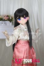 GUAVADOLL DM04 147cm Cカップ ノーマル肌 オッドアイ 手描きメイク ビニール製のヘッド（PVC）ラブドール - 画像 (2)