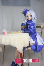 GUAVADOLL DM04 147cm Cカップ オッドアイ ノーマル肌  手描きメイク ビニール製のヘッド コスプレ系 綺麗 ラブドール - 画像 (5)