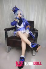 GUAVADOLL DM04 147cm Cカップ オッドアイ ノーマル肌  手描きメイク ビニール製のヘッド コスプレ系 綺麗 ラブドール - 画像 (4)