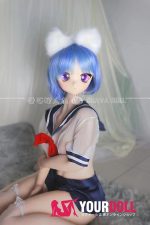 GUAVADOLL DM02 147cm Cカップ ノーマル肌 デカールメイク ビニール製のヘッド 可愛い ダッチワイフ - 画像 (3)