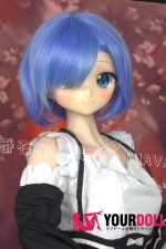 GUAVADOLL DM02 147cm Cカップ ノーマル肌  手描きメイク ビニール製のヘッド レム コスプレ系 ラブドール - 画像 (2)