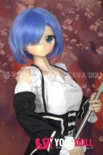 GUAVADOLL DM02 147cm Cカップ ノーマル肌  手描きメイク ビニール製のヘッド レム コスプレ系 ラブドール - 画像 (4)