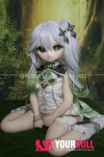 GUAVADOLL 136cm  AAカップ ノーマル肌 手描きメイク シリコンヘッド コスプレ系 ラブドール - 画像 (5)
