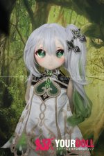 GUAVADOLL 136cm  AAカップ ノーマル肌 手描きメイク シリコンヘッド コスプレ系 ラブドール - 画像 (6)