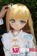 GUAVADOLL DM02 136cm AAカップ ノーマル肌 手描きメイク ビニール製のヘッド 癒し系 ラブドール
