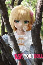 GUAVADOLL DM02 136cm AAカップ ノーマル肌 手描きメイク ビニール製のヘッド 癒し系 ラブドール - 画像 (2)