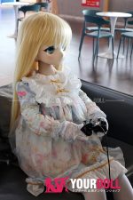 GUAVADOLL DM02 136cm AAカップ ノーマル肌 手描きメイク ビニール製のヘッド 癒し系 ラブドール - 画像 (7)