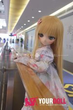 GUAVADOLL DM02 136cm AAカップ ノーマル肌 手描きメイク ビニール製のヘッド 癒し系 ラブドール - 画像 (4)