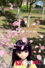 GUAVADOLL DM04 136cm AAカップ ノーマル肌 手描きメイク ビニール製のヘッド 可愛い ラブドール - 画像 (3)