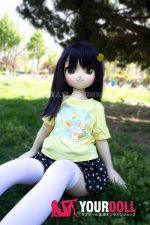 GUAVADOLL DM04 136cm AAカップ ノーマル肌 手描きメイク ビニール製のヘッド 可愛い ラブドール - 画像 (4)