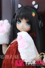 GUAVADOLL DM02 136cm  AAカップ ノーマル肌 手描きメイク ビニール製のヘッド 猫パンチ ラブドール