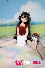GUAVADOLL DM02 136cm  AAカップ ノーマル肌 手描きメイク ビニール製のヘッド 猫パンチ ラブドール - 画像 (6)