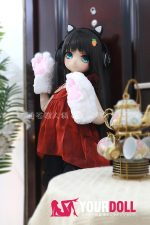 GUAVADOLL DM02 136cm  AAカップ ノーマル肌 手描きメイク ビニール製のヘッド 猫パンチ ラブドール - 画像 (5)