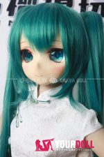 GUAVADOLL DM02 136cm AAカップ ノーマル肌 手描きメイク ビニール製のヘッド ツインテール コスプレ系 ラブドール - 画像 (3)