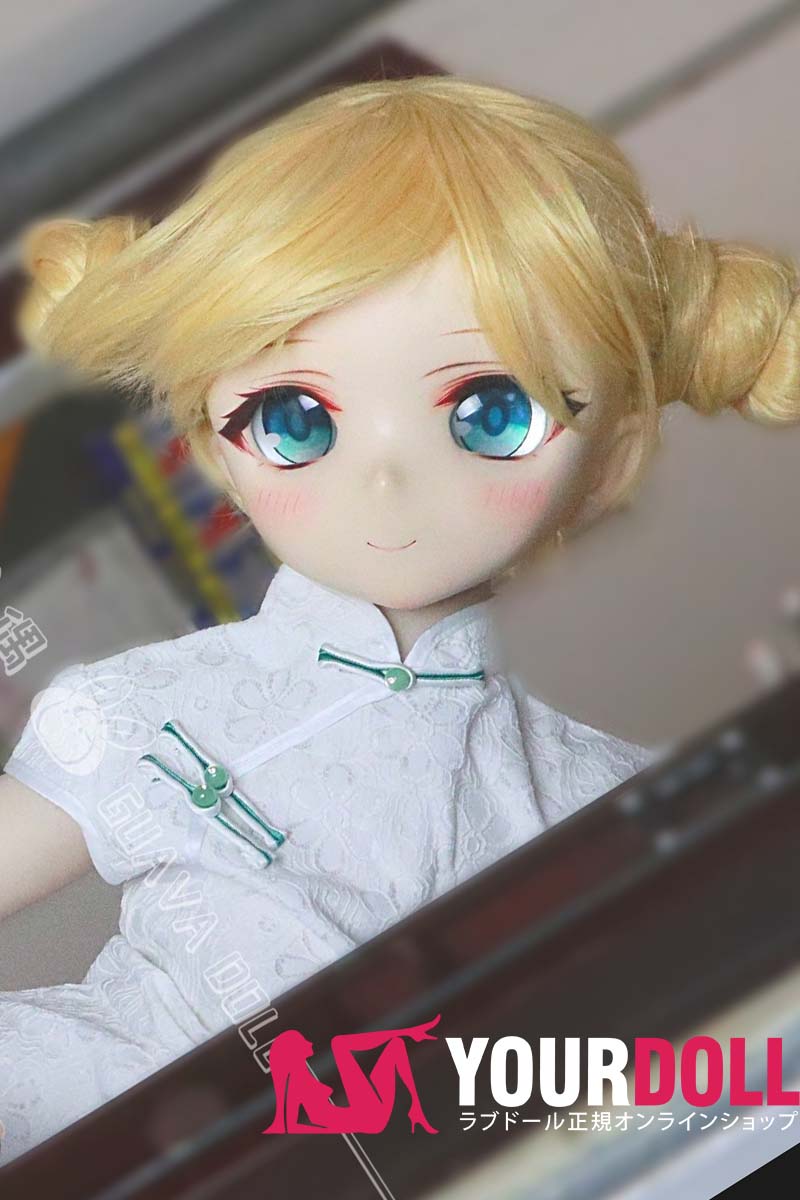 GUAVADOLL DM02 136cm AAカップ ノーマル肌 手描きメイク ビニール製のヘッド ちびっ子 ラブドール - 画像 (1)