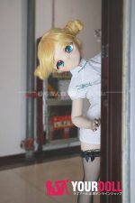 GUAVADOLL DM02 136cm AAカップ ノーマル肌 手描きメイク ビニール製のヘッド ちびっ子 ラブドール - 画像 (3)