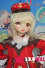 GUAVADOLL DM02 136cm AAカップ ノーマル肌 手描きメイク ビニール製のヘッド 八重歯 コスプレ系 ラブドール - 画像 (2)