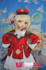 GUAVADOLL DM02 136cm AAカップ ノーマル肌 手描きメイク ビニール製のヘッド 八重歯 コスプレ系 ラブドール - 画像 (5)