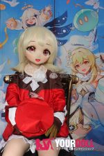 GUAVADOLL DM02 136cm AAカップ ノーマル肌 手描きメイク ビニール製のヘッド 八重歯 コスプレ系 ラブドール - 画像 (4)
