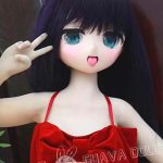 GUAVADOLL DM02 136cm AAカップ ノーマル肌 手描きメイク ビニール製のヘッド 舌出し ラブドール